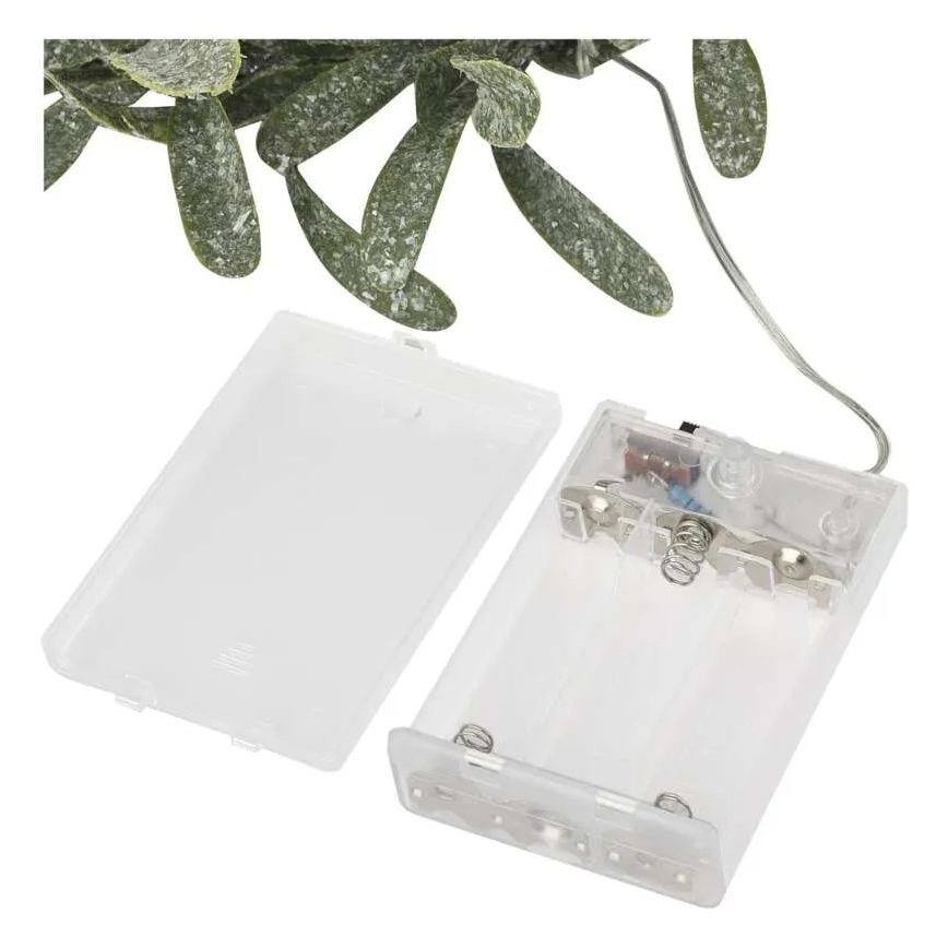 Couronne de Noël à LED 25xLED/3xAA Ø 35 cm