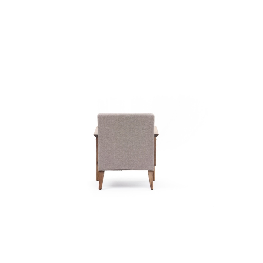 Crèmekleurige fauteuil DELI