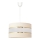Crèmekleurige Hanglamp HELEN 1x E27 / 15W / 230V