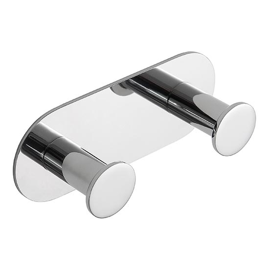 Crochet 11,5 x 4,5 cm, acier inoxydable/argenté