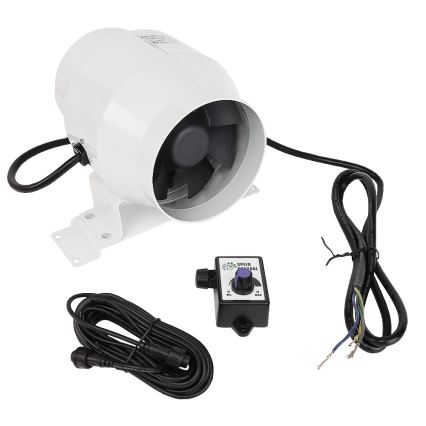 Dalap 24MF100 - Kanaalventilator met energiezuinige motor en toerentalregelaar MF 100 EC 18W/230V