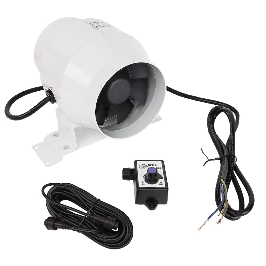 Dalap 24MF100 - Kanaalventilator met energiezuinige motor en toerentalregelaar MF 100 EC 18W/230V