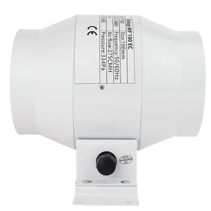 Dalap 24MF100 - Kanaalventilator met energiezuinige motor en toerentalregelaar MF 100 EC 18W/230V