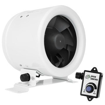 Dalap 24MF125 - Ventilateur en ligne à moteur économique et régulateur de vitesse MF 125 EC 20W/230V
