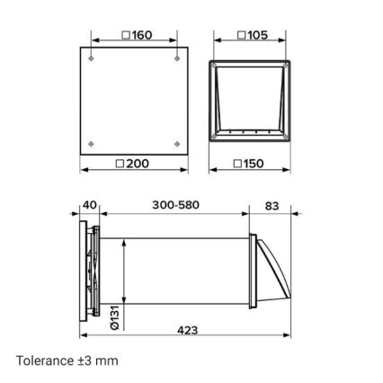 Dalap 24ZH01 - Kamerrekuperatie HERO 9,4W/230V