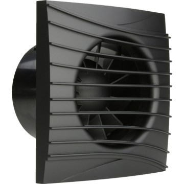 Dalap 41095ZW - Ventilateur axial avec minuterie et capteur d'humidité 100 DARK ZW 8,4W/230V