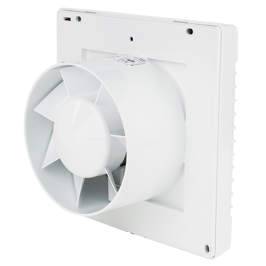 Dalap 41104 - Axiale ventilator met automatische terugslagklep 100 LV 12 18W/12V