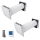 Dalap 55561 - Set van 2 kamer-warmteterugwinning ZEPHIR SIMPLE DOUBLE 7,61W/230V