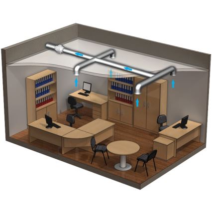 Dalap 8199 - Axiale ventilator AP PROFI 100 25W/230V