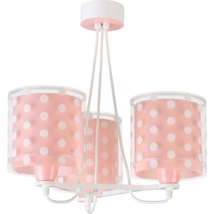 Dalber 41007S - Kinderhanglamp DOTS 3xE27/60W/230V