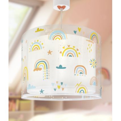 Dalber 41192 - Kinderhanglamp RAINBOW 1xE27/15W/230V veelkleurig