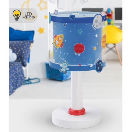 Dalber 41341N - LED kinderlamp PLANETS 1xG4/4W/230V blauw
