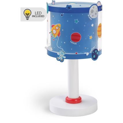 Dalber 41341N - LED kinderlamp PLANETS 1xG4/4W/230V blauw