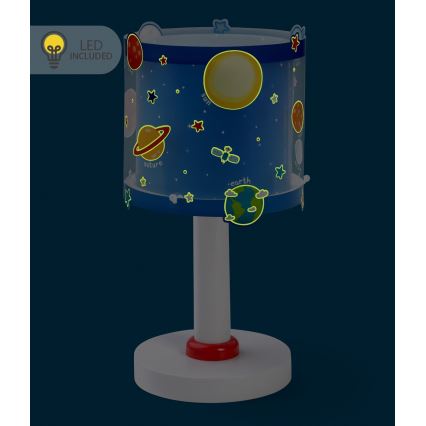 Dalber 41341N - LED kinderlamp PLANETS 1xG4/4W/230V blauw