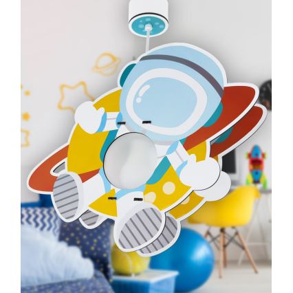 Dalber 41347 - Hanglamp voor kinderen ASTRONAUT 1xE27/15W/230V