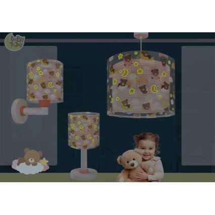 Dalber 41571S - Lampe LED pour enfant BABY TEDDY 1xG4/4W/230V rose