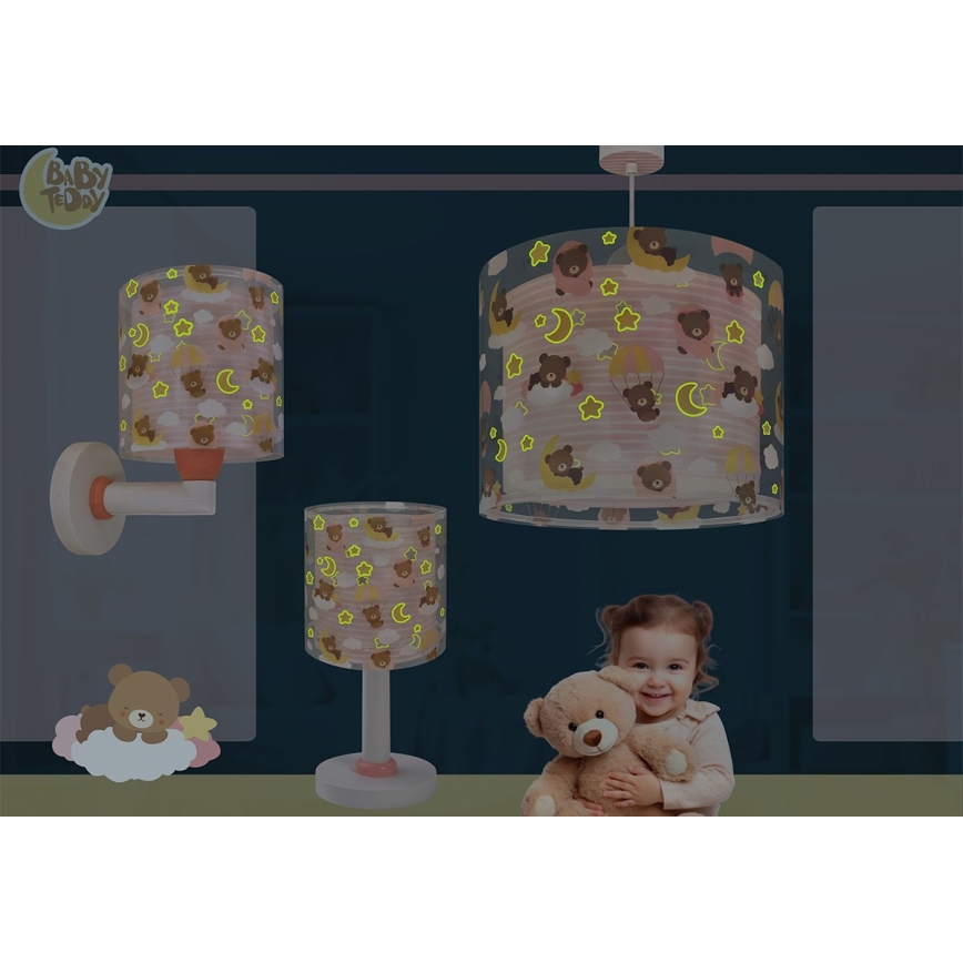 Dalber 41571S - LED kinderlampje BABY TEDDY 1xG4/4W/230V roze