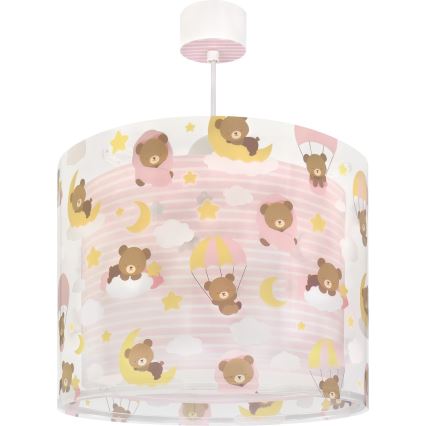 Dalber 41572S - Lustre pour enfant BABY TEDDY 1xE27/15W/230V rose