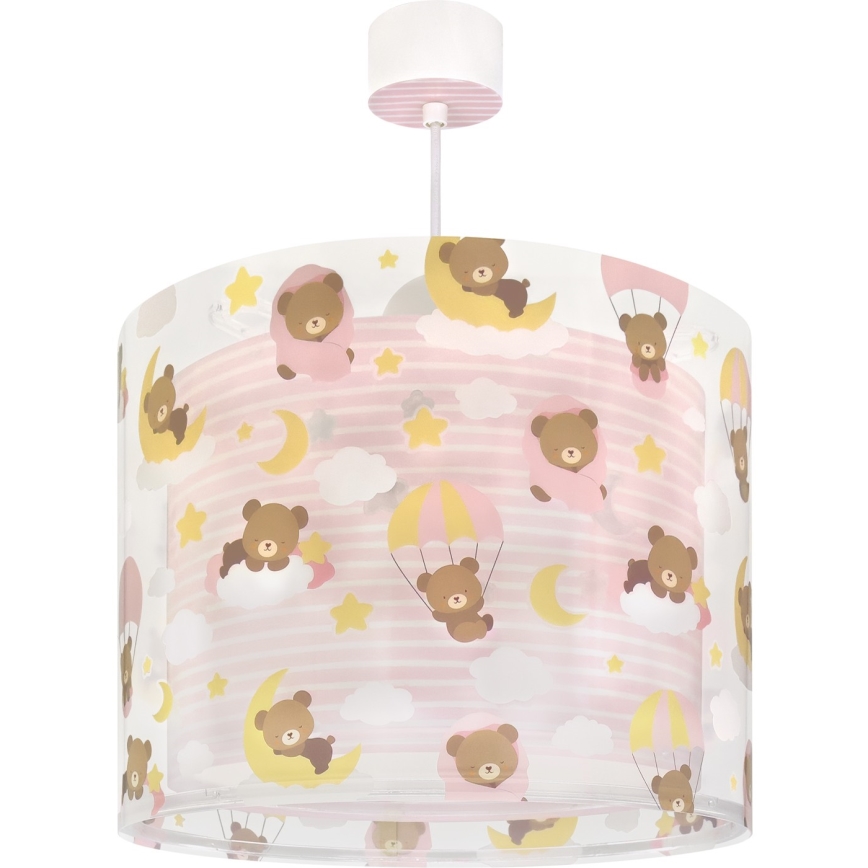 Dalber 41572S - Lustre pour enfant BABY TEDDY 1xE27/15W/230V rose