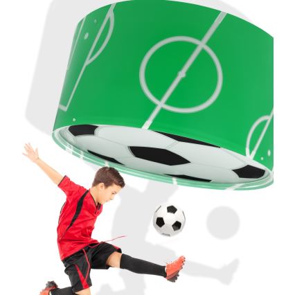 Dalber 41736 - Plafonnier enfant FOOTBALL 2xE27/15W/230V