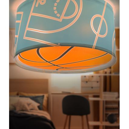 Dalber 41746 - Plafondlamp kinderkamer BASKET 2xE27/15W/230V