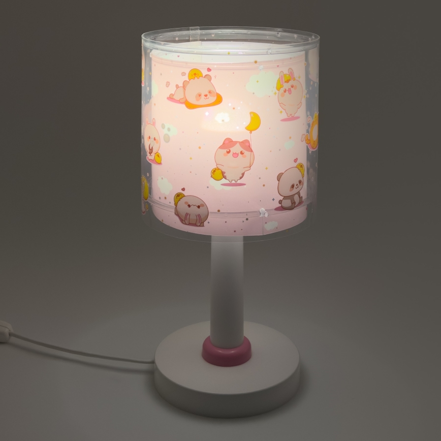 Dalber 41761S - Lampe de chevet LED pour enfant KAWAII FRIENDS 1xG4/4W/230V rose