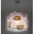 Dalber 41762S - Lustre pour enfants KAWAII FRIENDS 1xE27/15W/230V rose