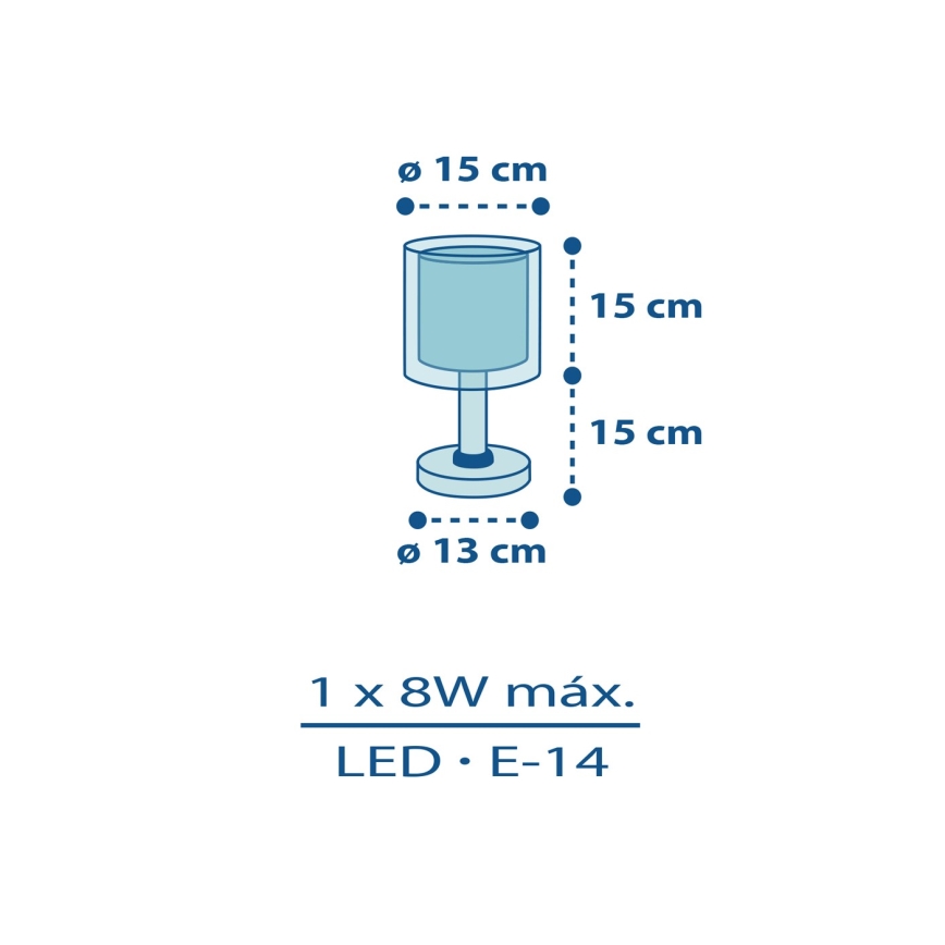 Dalber 60611N - Lampe LED pour enfant POLICE 1xG4/4W/230V, multicolore