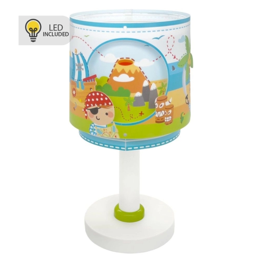 Dalber 60651N - LED-kinderlampje PIRATE ISLAND 1xG4/4W/230V veelkleurig