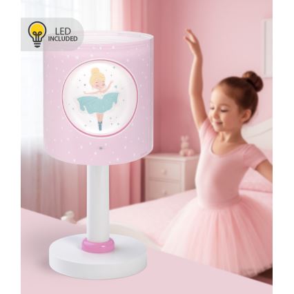 Dalber 60911 - Lampe enfant LED PRINCESS DANCE 1xG4/4W/230V rose