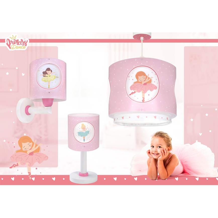 Dalber 60911 - LED kinderlampje PRINCESS DANCE 1xG4/4W/230V roze