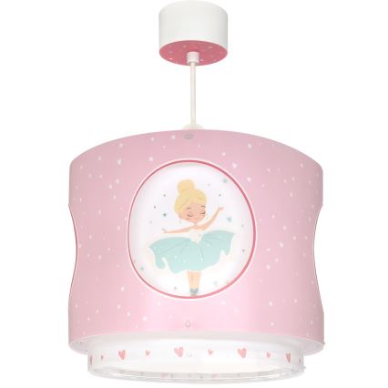 Dalber 60912 - Kinderhanglamp PRINCESS DANCE 1xE27/15W/230V roze
