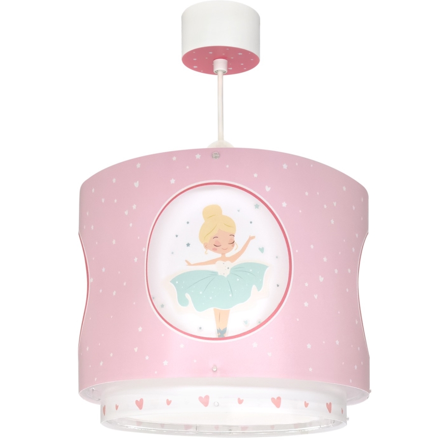Dalber 60912 - Kinderhanglamp PRINCESS DANCE 1xE27/15W/230V roze