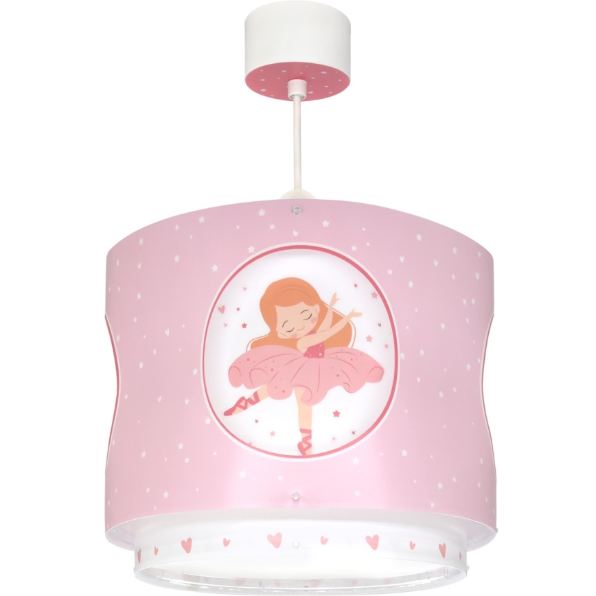 Dalber 60912 - Kinderhanglamp PRINCESS DANCE 1xE27/15W/230V roze