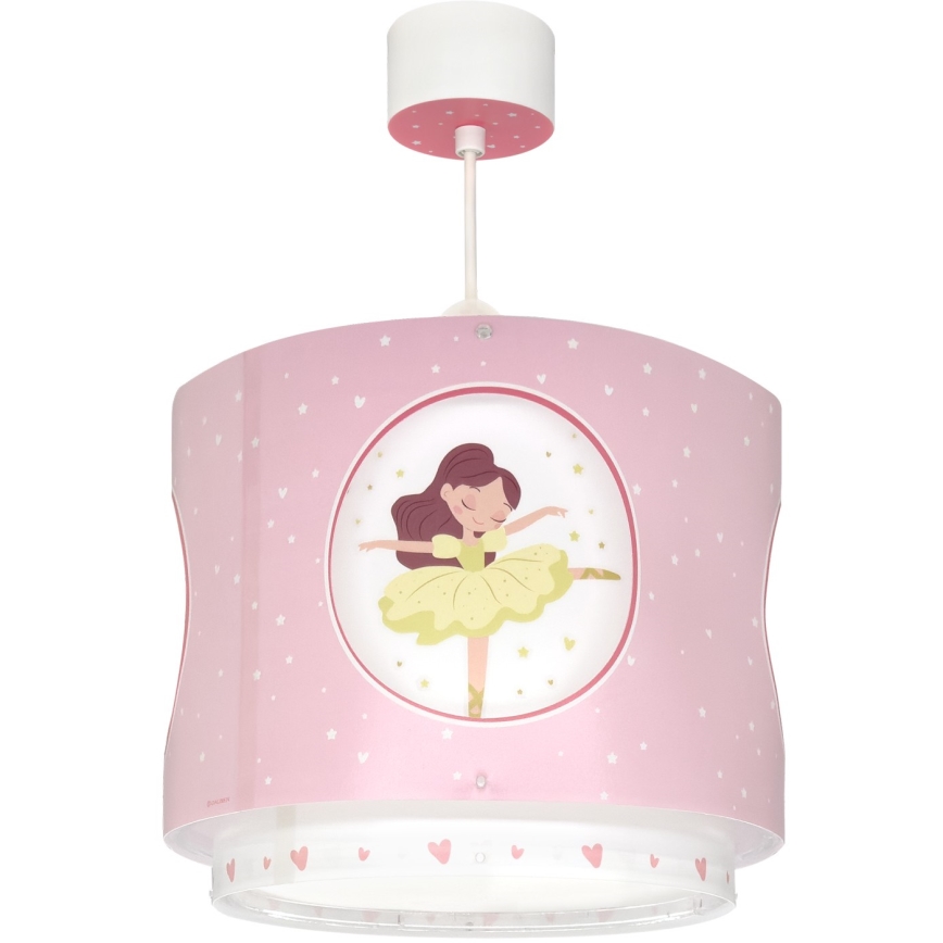 Dalber 60912 - Kinderhanglamp PRINCESS DANCE 1xE27/15W/230V roze