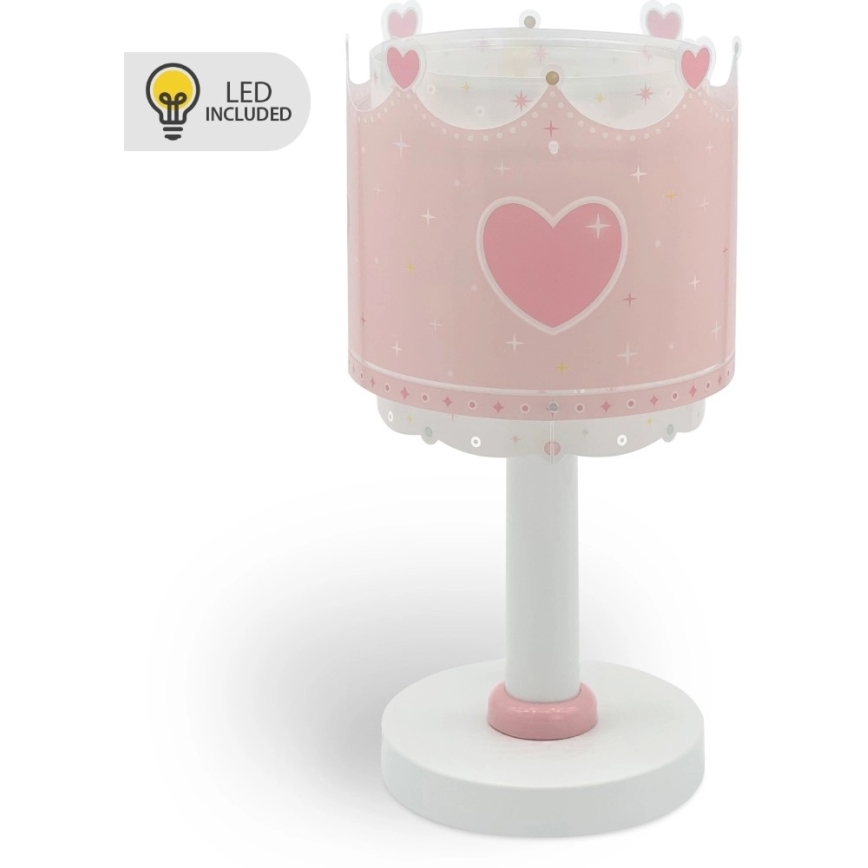 Dalber 61101N - Lampe LED pour enfant LITTLE QUEEN 1xG4/4W/230V rose