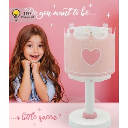 Dalber 61101N - Lampe LED pour enfant LITTLE QUEEN 1xG4/4W/230V rose