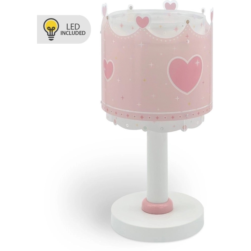 Dalber 61101N - Lampe LED pour enfant LITTLE QUEEN 1xG4/4W/230V rose
