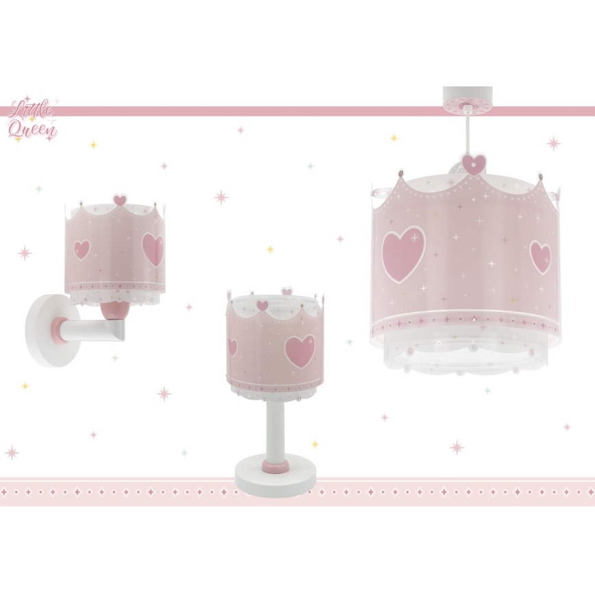 Dalber 61102 - Hanglamp voor Kinderen LITTLE QUEEN 1xE27/60W/230V
