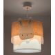 Dalber 61152S - Hanglamp voor Kinderen BUNNY 1xE27/60W/230V oranje