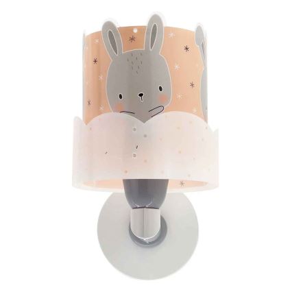 Dalber 61159S - Wand Lamp voor Kinderen BUNNY 1xE27/60W/230V oranje