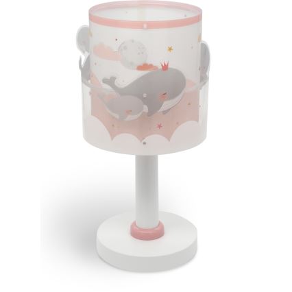 Dalber 61171S - Lampe enfant WHALE DREAMS 1xE14/8W/230V rose