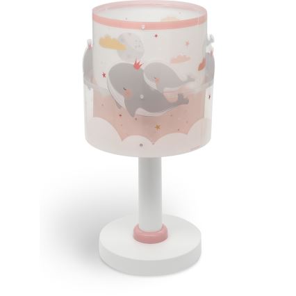 Dalber 61171S - Lampe enfant WHALE DREAMS 1xE14/8W/230V rose