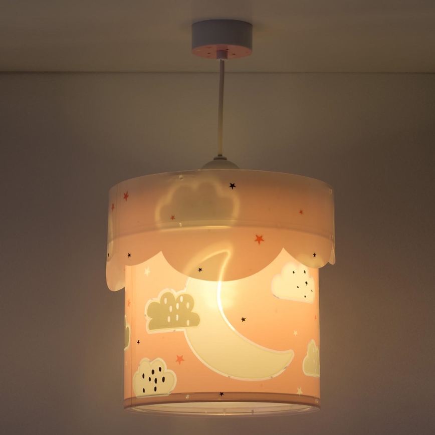 Dalber 61232S - Kinderhanglamp MOON 1xE27/60W/230V