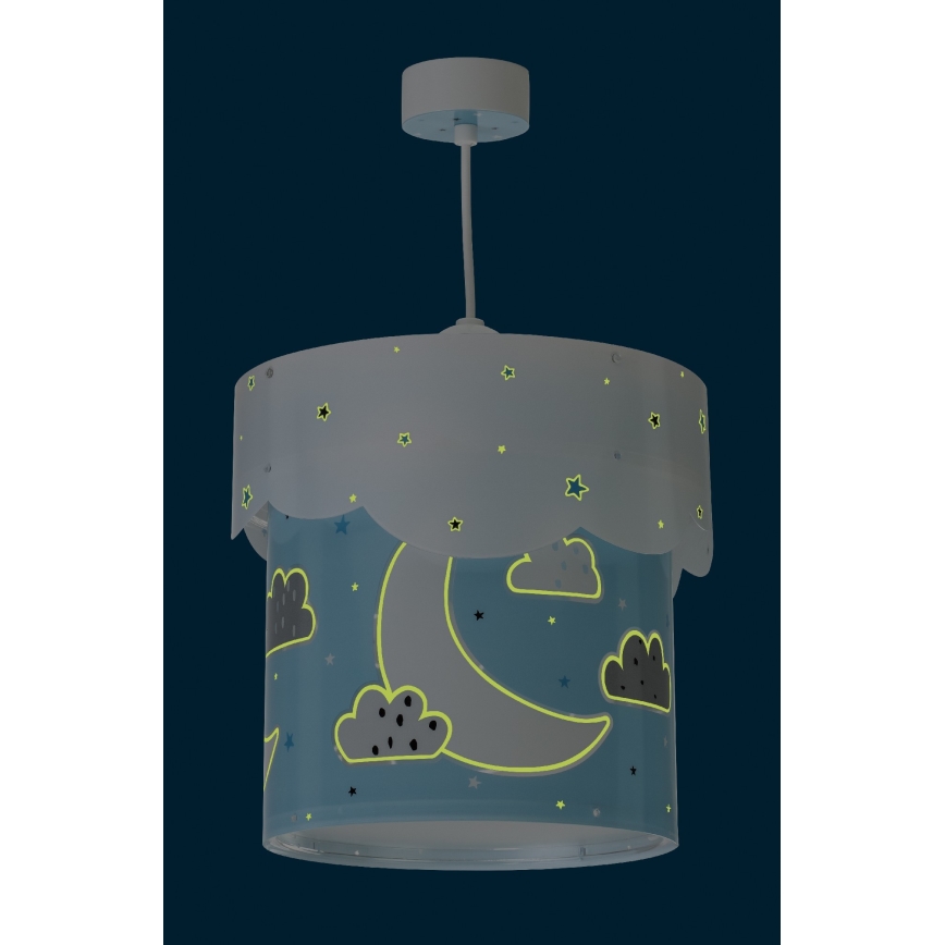 Dalber 61232T - Kinderhanglamp MOON 1xE27/60W/230V