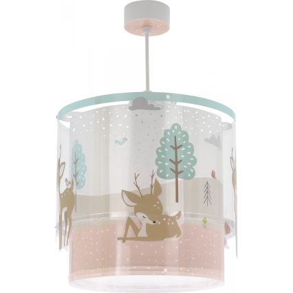 Dalber 61272 - Hanglamp voor Kinderen LOVING DEER 1xE27/60W/230V