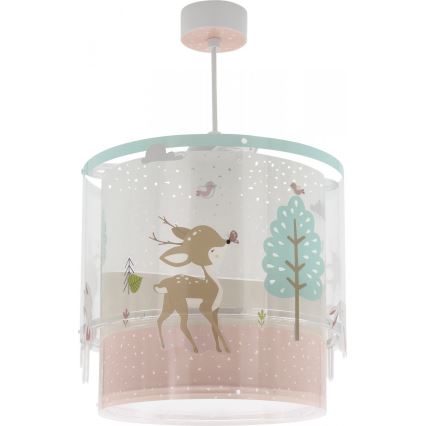 Dalber 61272 - Hanglamp voor Kinderen LOVING DEER 1xE27/60W/230V