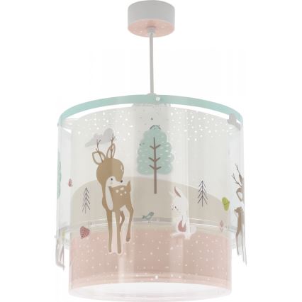 Dalber 61272 - Lustre enfant LOVING DEER 1xE27/60W/230V