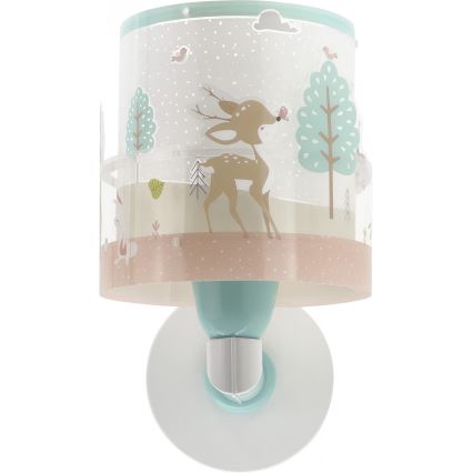 Dalber 61279 - Wand Lamp voor Kinderen LOVING DEER 1xE27/60W/230V