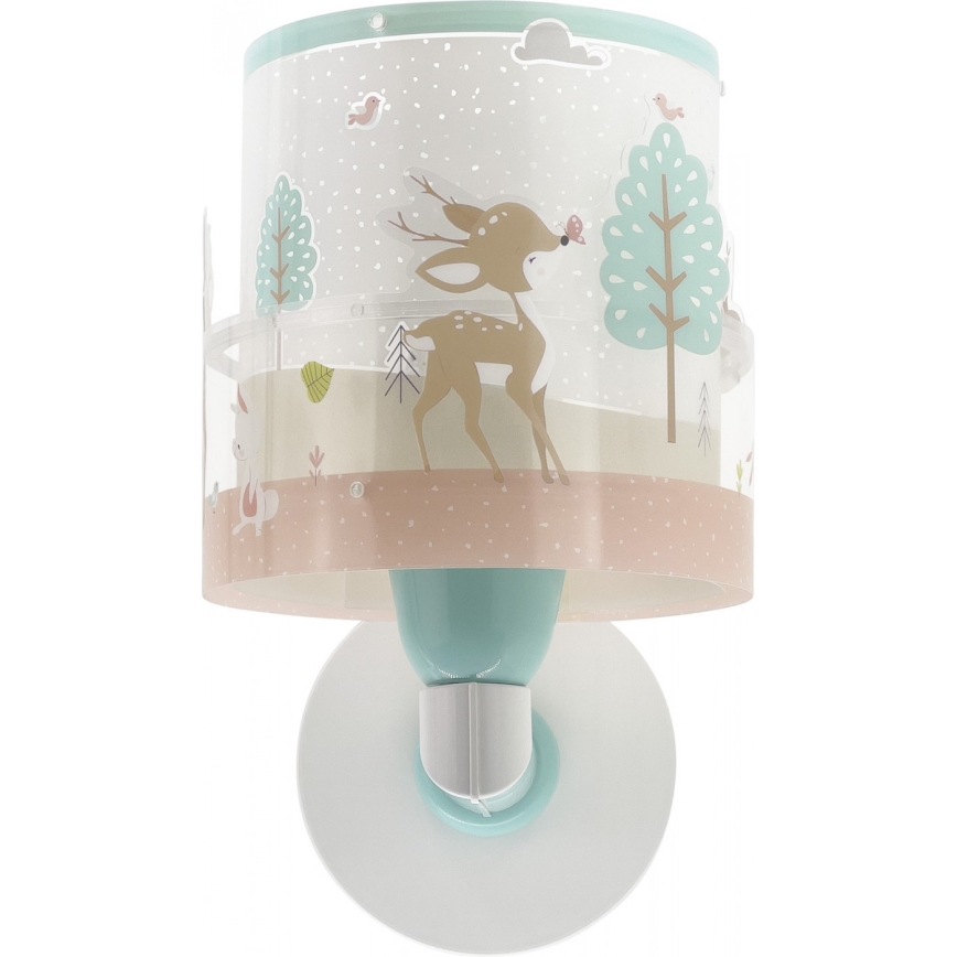 Dalber 61279 - Wand Lamp voor Kinderen LOVING DEER 1xE27/60W/230V